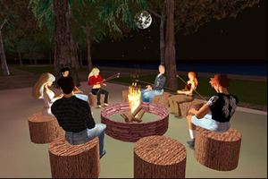 Un picnic virtuale su Second Life