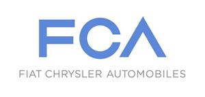 Il nuovo logo di Fiat e Chrysler presentato mercoledì 29 gennaio 2014 a Torino.