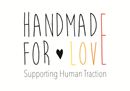 Logo di Handmade for Love - Supporting Human Traction, iniziativa della blogger La Weddy, alias Laura Ferrari.