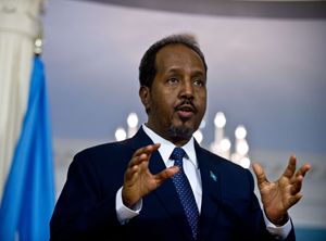 Il presidente somalo Hassan Sheik Mohamud