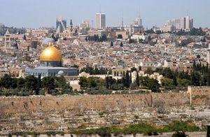 Un panorama di Gerusalemme.