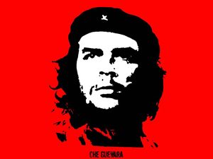 Una classica iconografia su Che Guevara.