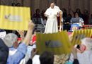 Il Papa canta all'Olimpico: "El vive Jesus, el Senor"