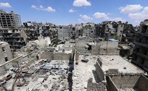 Il centro di Aleppo massacrato dai bombardamenti (Reuters).