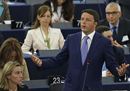 Strasburgo, Renzi debutta all'Europarlamento