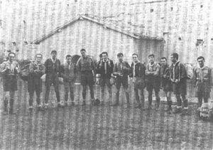 Pupi Avati Scout (il settimo da sinistra) in una foto del'63