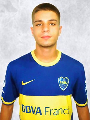 Francesco Serafino, 16enne cosentino tesserato nelle giovanili del Boca Juniors.