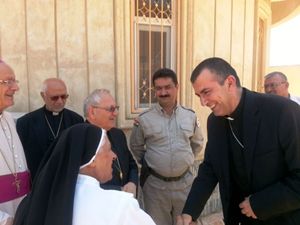 Monsignor Emil Shimoun Nona, arcivescovo caldeo di Mosul. Foto: Aiuto alla Chiesa che soffre. 