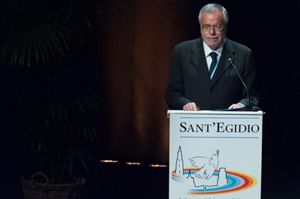 Andrea Riccardi. Foto gentilmente concessa dalla Comunità di Sant'Egidio. 