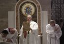 Pope Francis holds