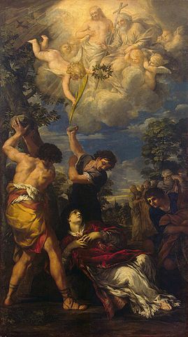 Martirio di Santo Stefano, dipinto di Pietro da Cortona (1660, attualmente conservato all'Ermitage)