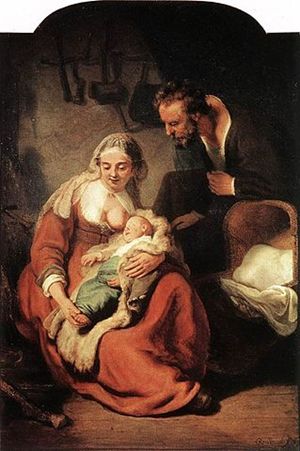 Rembrandt, La Santa Famiglia