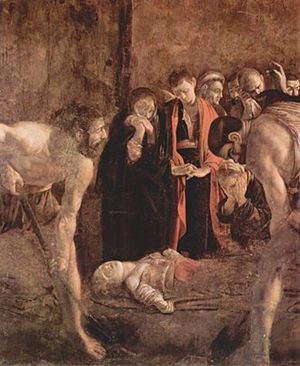 Caravaggio, Seppellimento di Santa Lucia
