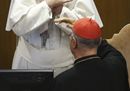 Pope Francis gestures