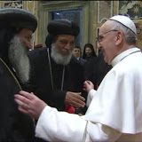Sua Eccellenza mons. Barnada El Soryany incontra papa Francesco.