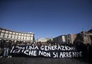 Studenti in piazza contro la riforma della scuola di Renzi