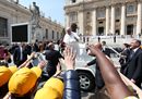 Pope Francis waves