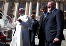 Pope Francis gestures