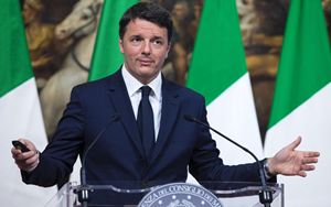 Il premier Matteo Renzi, 41 anni, il più giovane presidente del Consiglio della Repubblica italiana.