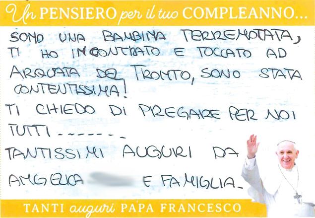 Buon Compleanno Francesco Le Vostre Cartoline Di Auguri Al Papa Famiglia Cristiana