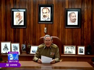 Raul Castro annuncia la morte del fratello Fidel