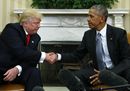 Trump sbarca alla Casa Bianca: faccia a faccia con Obama