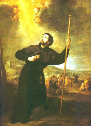 San Francesco Saverio in un dipinto di Bartolomé Esteban Murillo