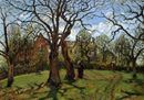 CAMILLE PISSARRO, Castagna alberi, 1830
