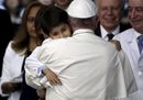 Pope Francis embraces_7141