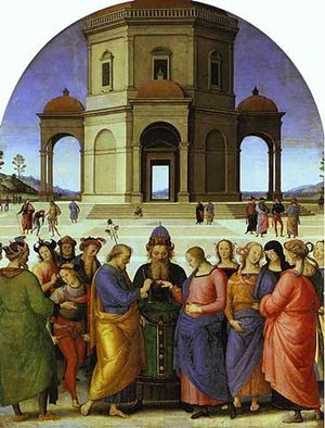 Perugino, Lo Sposalizio della Vergine