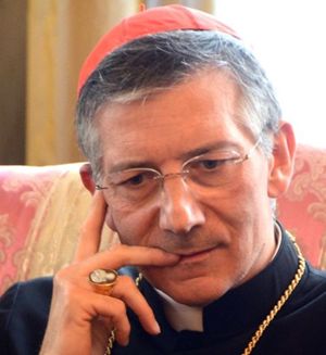 il patriarca di Venezia monsignor Francesco Moraglia