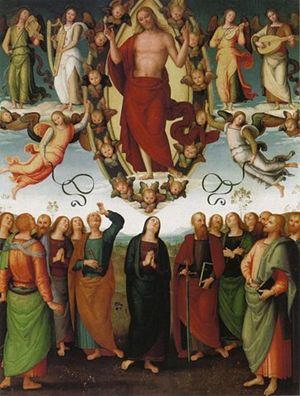 Pietro Perugino, Ascensione di Cristo