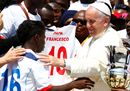 Pope Francis greets4