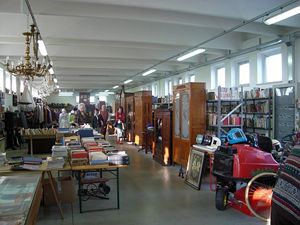 La "ricicleria" della Comunità Emmaus di Villafranca.