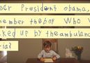 Un bambino scrive a Obama: «Caro presidente, ti ricordi Omran? Portalo a casa mia...»