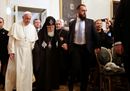 Pope Francis walks13