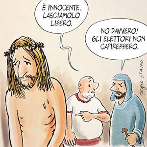 Una vignetta di Staino (per gentile concessione dell'autore)