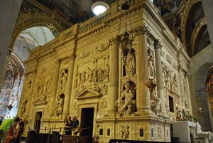 The Holy House kept in the Basilica of Loreto