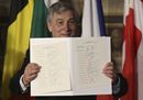 Da Junker  a Gentiloni, da Merkel a Hollande: 27 firme per una nuova Europa
