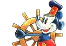 Artwork di Giorgio Cavazzano che omaggia  Steamboat Willie per il franco....jpg