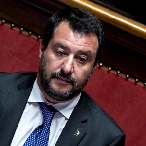 Matteo Salvini, attuale vicepresidente del Consiglio e ministro dell'interno del Governo Conte; è della Lega la proposta di regolamentare e tassare la prostituzione (Foto Ansa).