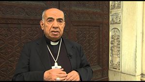 Il Vicario apostolico di Aleppo dei Latini, monsignor Georges Abou Khazen