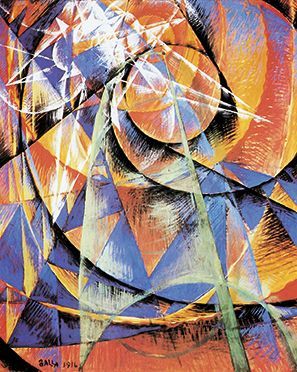 Mercurio passa davanti al Sole di Giacomo Balla