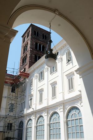 Restauri alla Consolata di Torino. Foto Ansa.