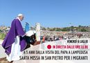 Papa Francesco celebra la Messa per i migranti a 5 anni da Lampedusa