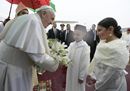 L'arrivo di Papa Francesco in Marocco