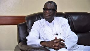 Qui e in copertina il dottor Denis Mukwege, Premio Nobel per la Pace 2018 (tutte le foto di questo servizio sono di Francesco Cavalli e Alessandro Rocca).