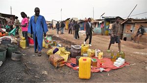 Un particolare del mercato principale di Bukavu (RD Congo), città adagiata sul lago Kivu al confine col Ruanda.