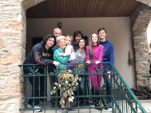 Amalia Ercoli Finzi con i suoi nipoti