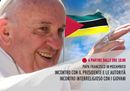 Papa Francesco in Mozambico incontra le autorità e i giovani